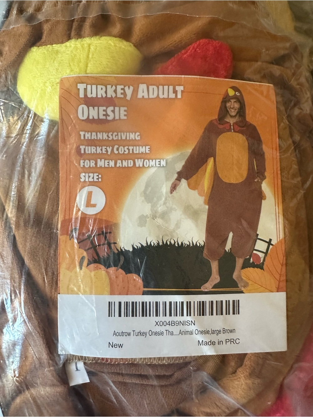 Brown Turkey Kids Costume Onesieโ